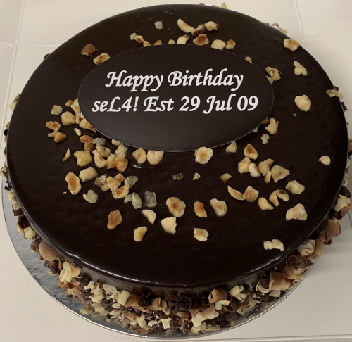 seL4 birthday cake